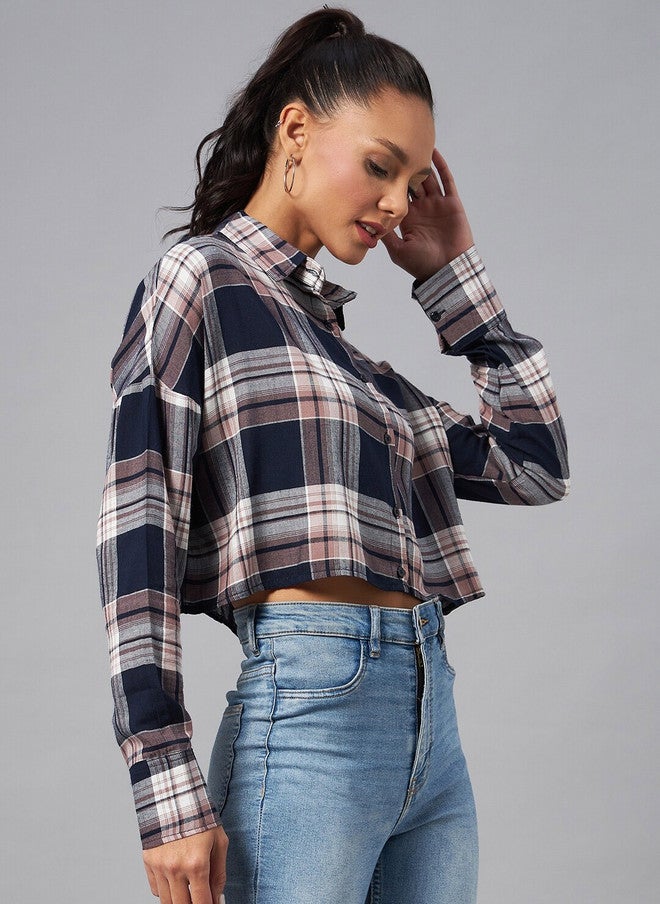 CHIMPAAANZEE Tartan Checks Casual Shirt - Image 3