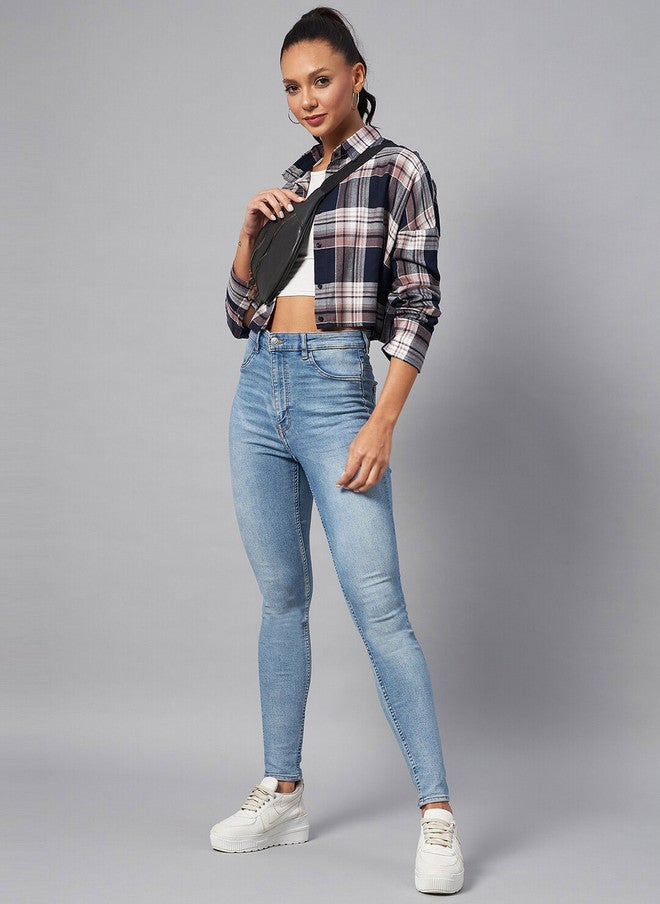 CHIMPAAANZEE Tartan Checks Casual Shirt - Image 5