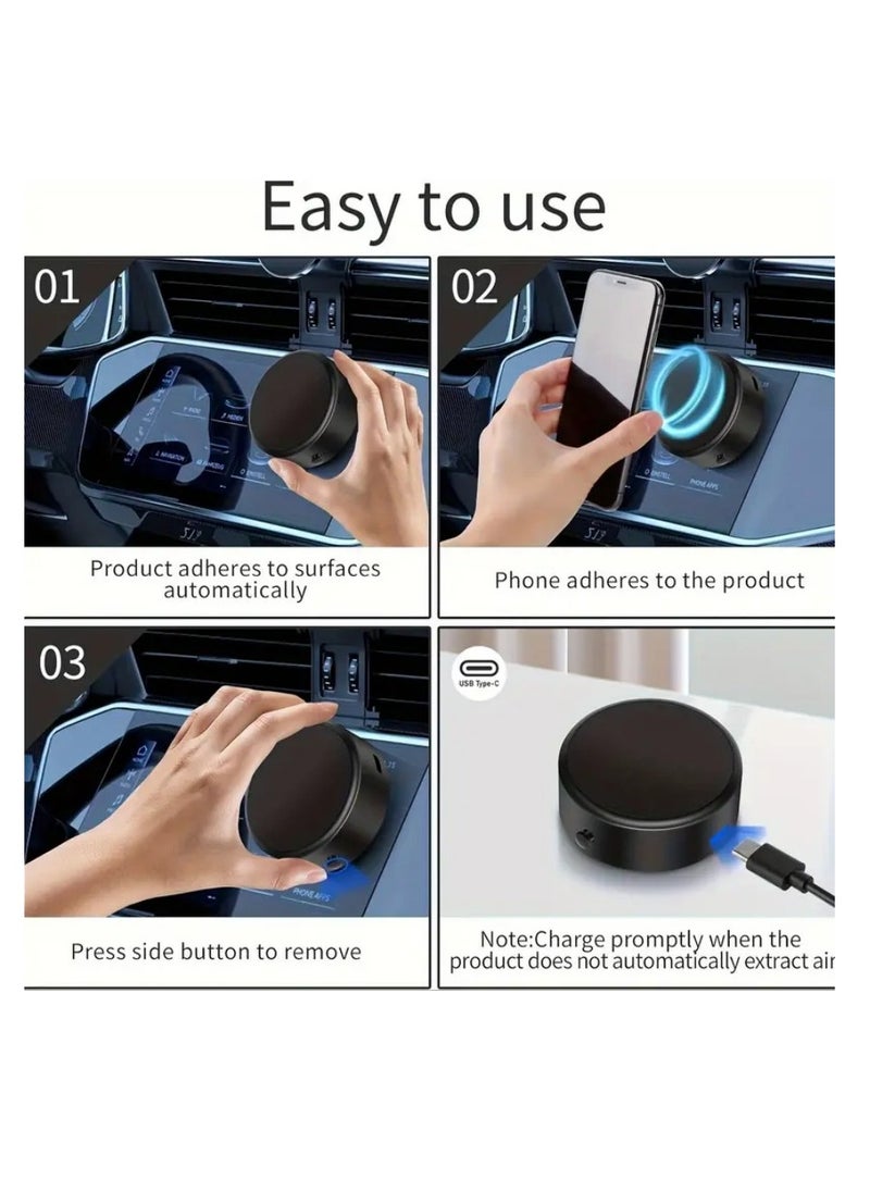 NIBEMINENT Car Suction Cup Phone Holder Vacuum Adsorption Phone Tablet Mount 360° Rotatable Universal Windshield Phone Holder  - Image 5