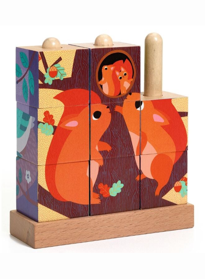 DJECO Puzz Up Forest Wooden Puzzle - Image 3