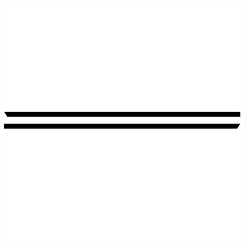 2PCS Car Door Side Skirt Sports Stickers Reflective Black Car Stickers Replacement for VW Golf 7 5 4 3 6 2 1 MK7 MK5 MK2 MK6 MK4 MK1 MK3 GTI - Image 1