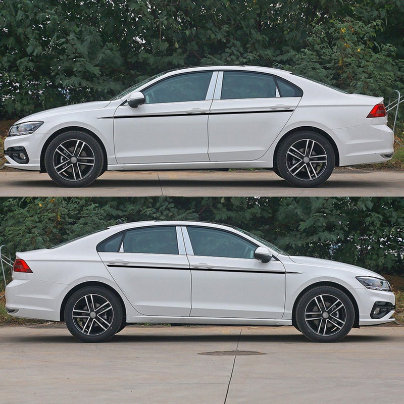 2PCS Car Door Side Skirt Sports Stickers Reflective Black Car Stickers Replacement for VW Golf 7 5 4 3 6 2 1 MK7 MK5 MK2 MK6 MK4 MK1 MK3 GTI - Image 3