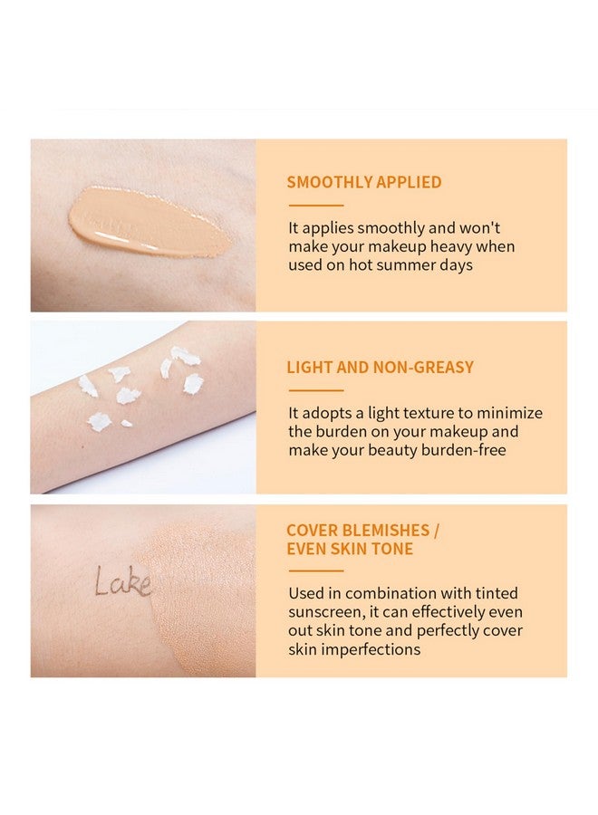 NICEFACE Tinted Sunscreen For Face With Spf 40 Uv Protection Moisturizer & Lightweight Facial Sunscreen With Vitamin C And Vitamin E For All Skin Type (40Ml) - Image 5