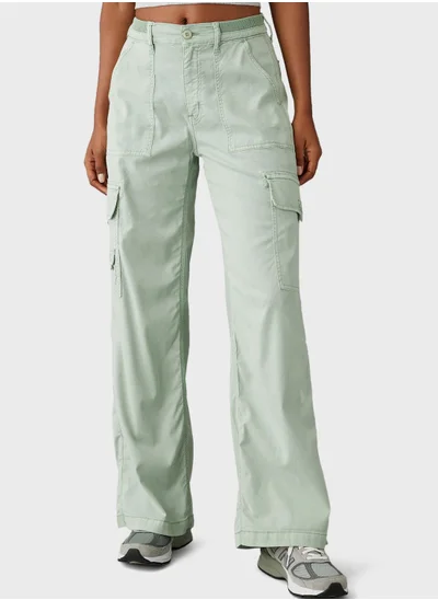 امريكان ايجل High Waist Wide Cargo Pants