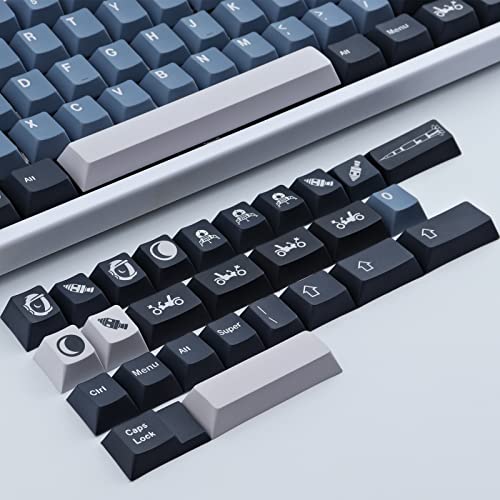Hyekit PBT Apollo Aerospace Custom Keycaps - Cherry Profile, Dye-Sublimation, Cherry Gateron MX Switches Compatible, US & UK Layouts (3U, 6.25U, 7U Spacebar) - Image 5
