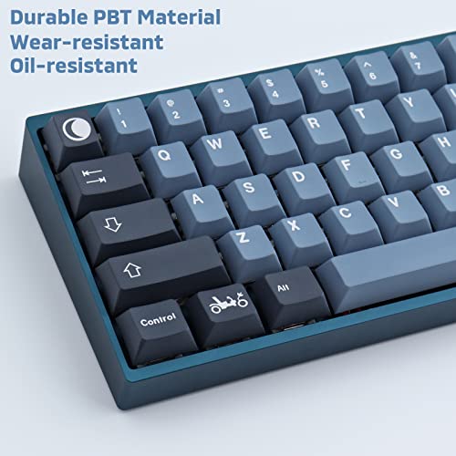 Hyekit PBT Apollo Aerospace Custom Keycaps - Cherry Profile, Dye-Sublimation, Cherry Gateron MX Switches Compatible, US & UK Layouts (3U, 6.25U, 7U Spacebar) - Image 3
