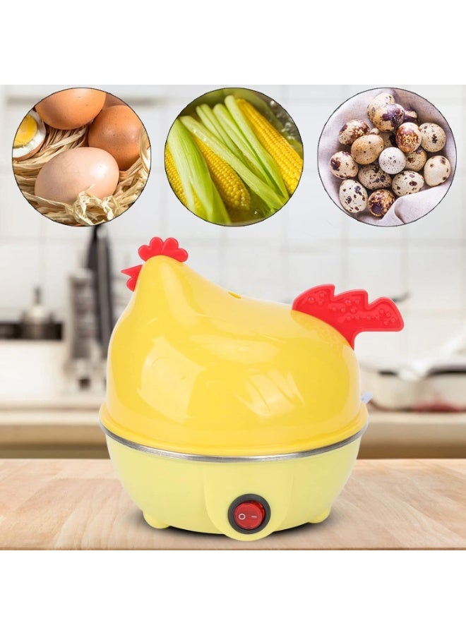 Rapid 7-Egg Electric Cooker – Hard, Medium, Soft Boiled Eggs, Poached Eggs, Scrambled Eggs & Omelets | Auto Shut-Off, Measuring Cup Included, BPA-Free, Retro Mint, 350W 220V, Easy-to-Peel Shells, Family Egg Cooker - Image 3