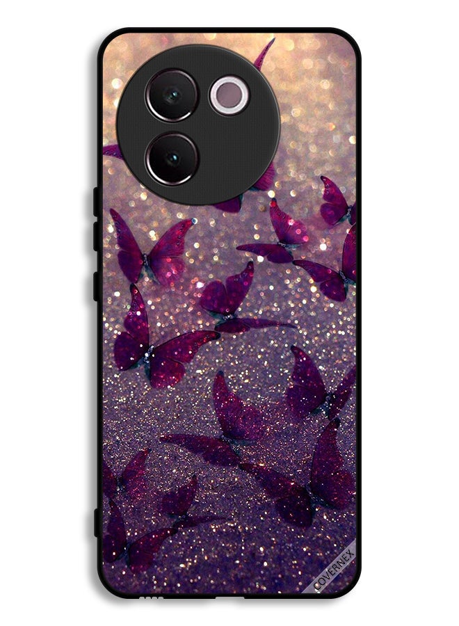 Covernex Vivo V30e 5G Protective Case Cover Glitter Butterflies - Image 1