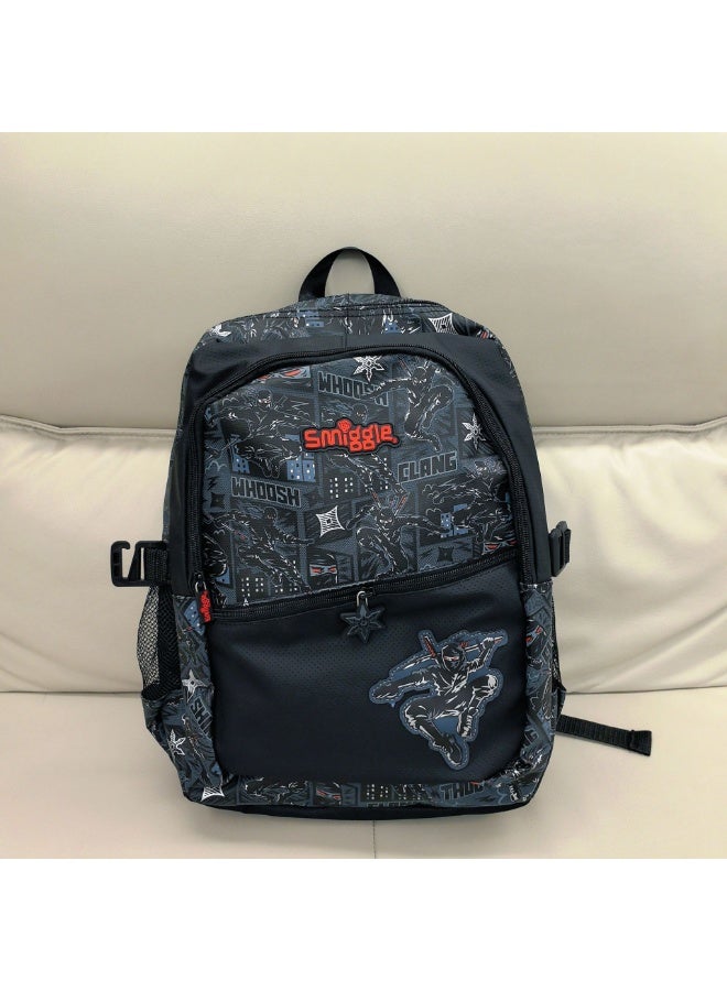 Smiggle Student Double-Shoulder Large Capacity Stress Relief Backpack Multi-functional Schoolbag