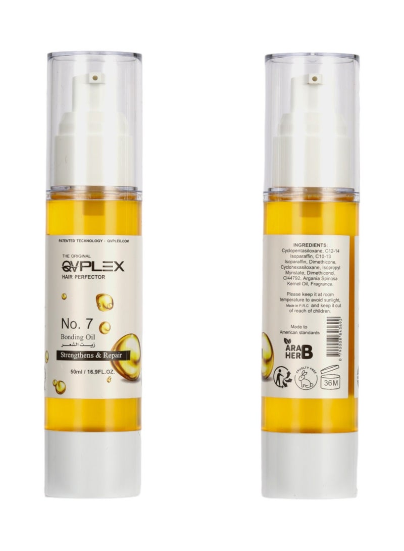 QVPLEX THE ORIGINAL HAIR PERFECTOR No.7 Bonding Oil Strengthens & Repair 50 ml / 16.9FL.OZ. - Image 4