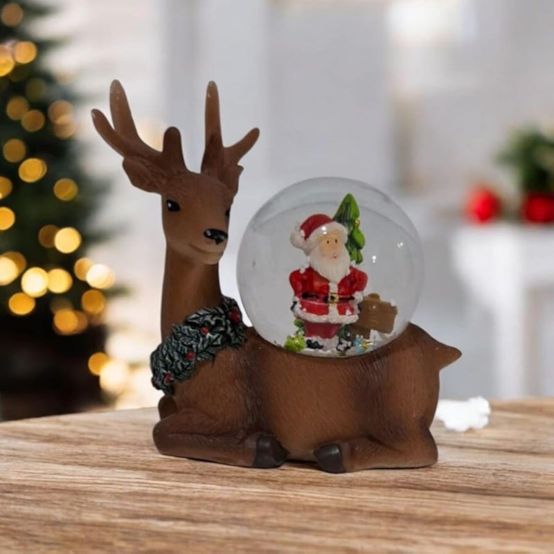كرات الماء لعيد الميلاد - زينة رأس السنة - كرات الماء - أشكال مختلفة (سانتا)
