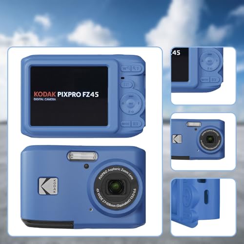 Tedubax Silicone Case for Kodak PIXPRO FZ45 - Anti-Scratch Slim Fit Lightweight Protective Case - Blue - Image 5