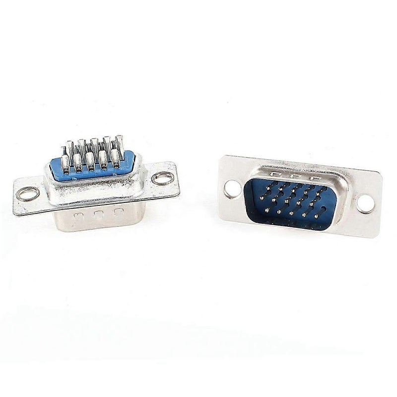 1Pc VGA adapter 15 hole to pin adapter VGA male to female cable extension head - Image 2
