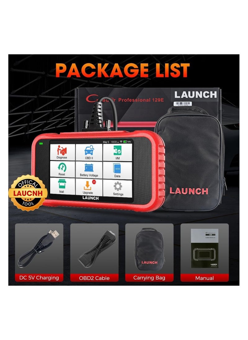 Generic - OBD2 Scanner -CRP129E Scan Tool for Eng ABS SRS TCM Code Reader, Oil/EPB/TPMS/SAS/Throttle Body Reset Car Diagnostic Tool AutoVIN, WiFi Update,Upgraded Version - Image 1