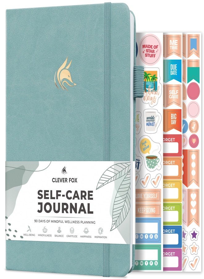 Clever Fox Self-Care Journal - Daily Reflection Notebook - Mental Health & Personal Development Planner, Meditation & Mood Log, A5 (Lavender) - Image 1