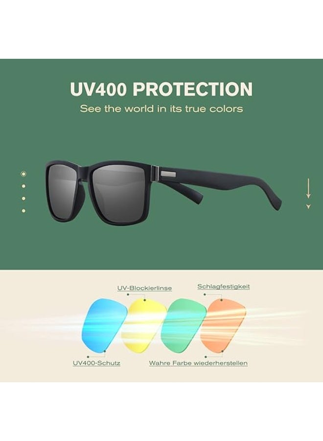 BAZARU Polarized Sunglasses for Men & Women – UV400 Protection Classic Fashion Designer Style Sun Glasses - Image 5