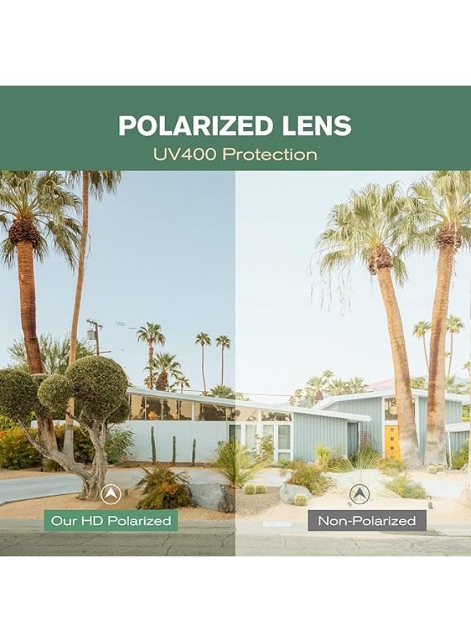 BAZARU Polarized Sunglasses for Men & Women – UV400 Protection Classic Fashion Designer Style Sun Glasses - Image 3