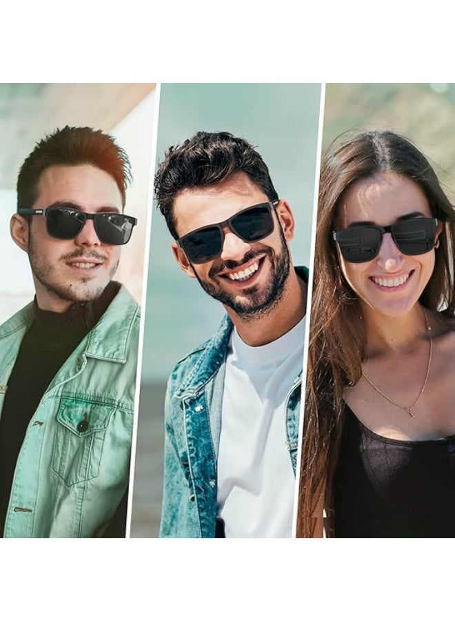 BAZARU Polarized Sunglasses for Men & Women – UV400 Protection Classic Fashion Designer Style Sun Glasses - Image 2