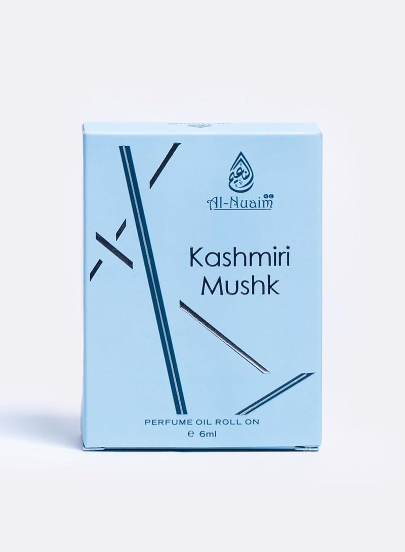 Al Nuaim Al-Nuaim Kashmiri Mushk Attar Roll On Perfume Oil 6ml | Alcohol Free Concentrated Ittar for Men & Women | Long Lasting Premium Oriental Musk Fragrance | Arabic Perfume Oil Pocket Size - Image 3