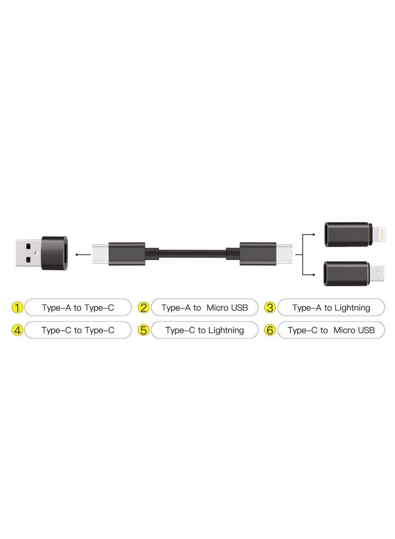 1PC Data Cable Multifunctional Three In One Data Cable Card Reader OTG Adapter Type C External Memory Card Storage Stick