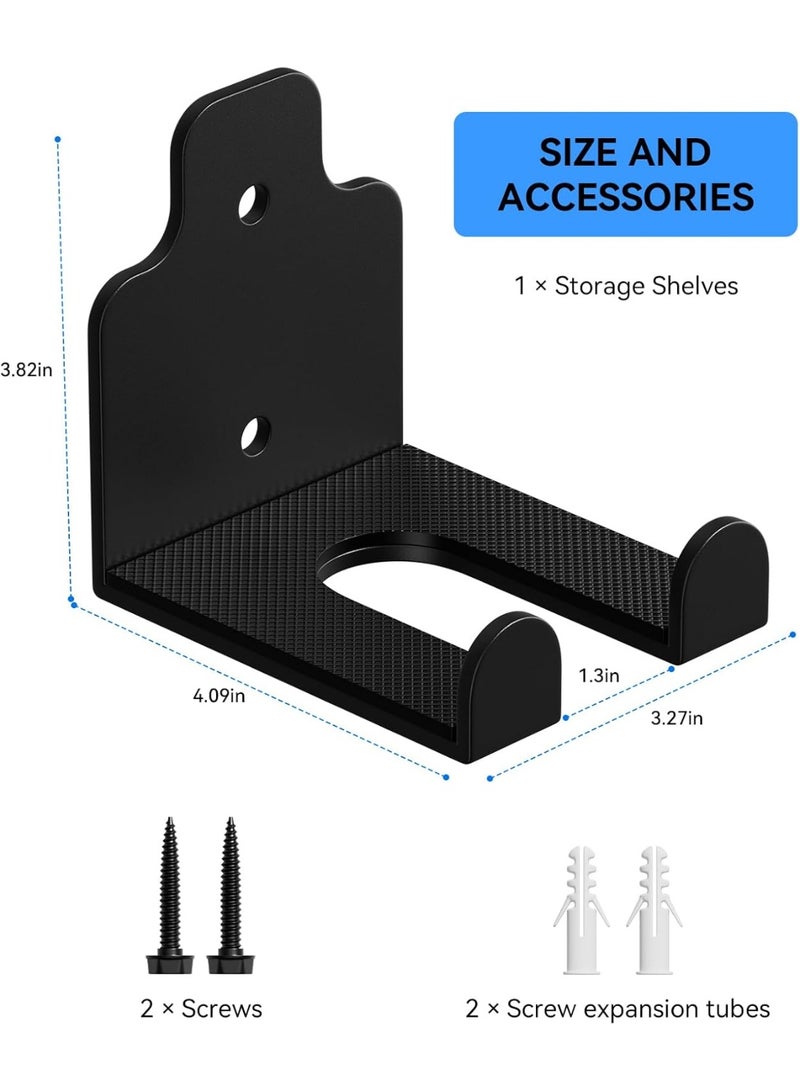 Soofam Wall Holder,Olympic Hanger,Garage Gym Bar Wall Rack,Vertical Barbell Mount Rack,Space Saving Commercial or Home Gym Accessory,Holds Under 33mm Bar Size(Black) - Image 3