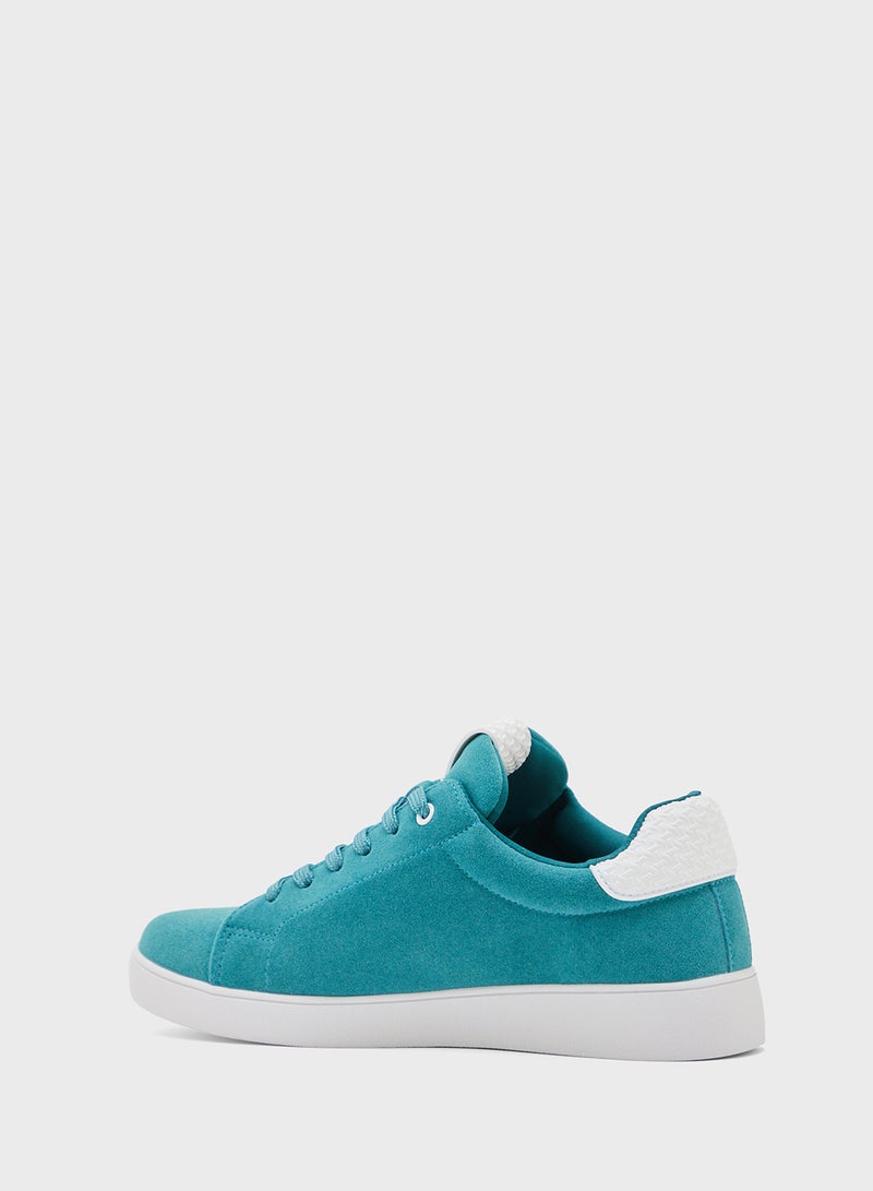 Ginger Faux Suede Stripe Detail Sneakers  - Image 2