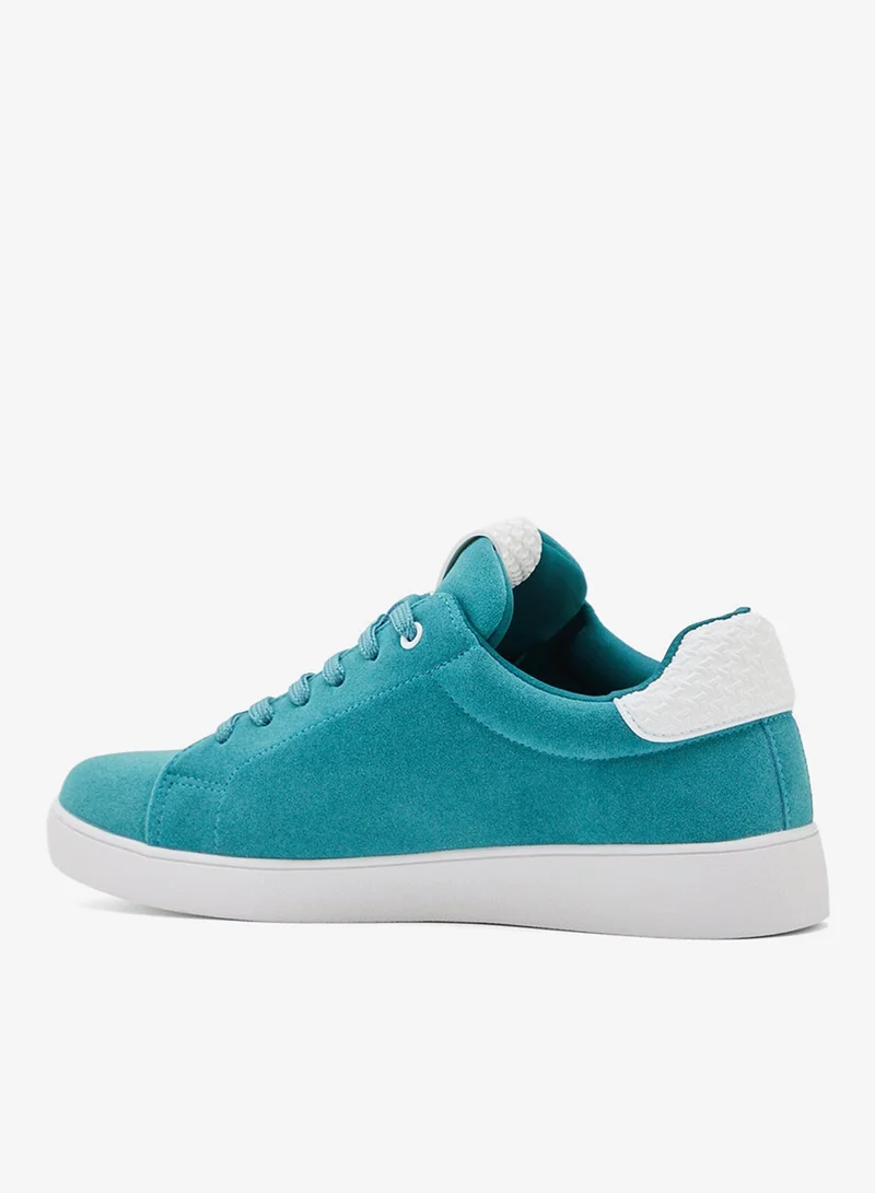 Ginger Faux Suede Stripe Detail Sneakers