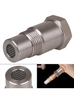 Generic M18*1.5 Car O2 Oxygen Sensors Protective Plug Adapter Stainless Steel Engine Light Eliminator Adapter with Filter  - Image 1