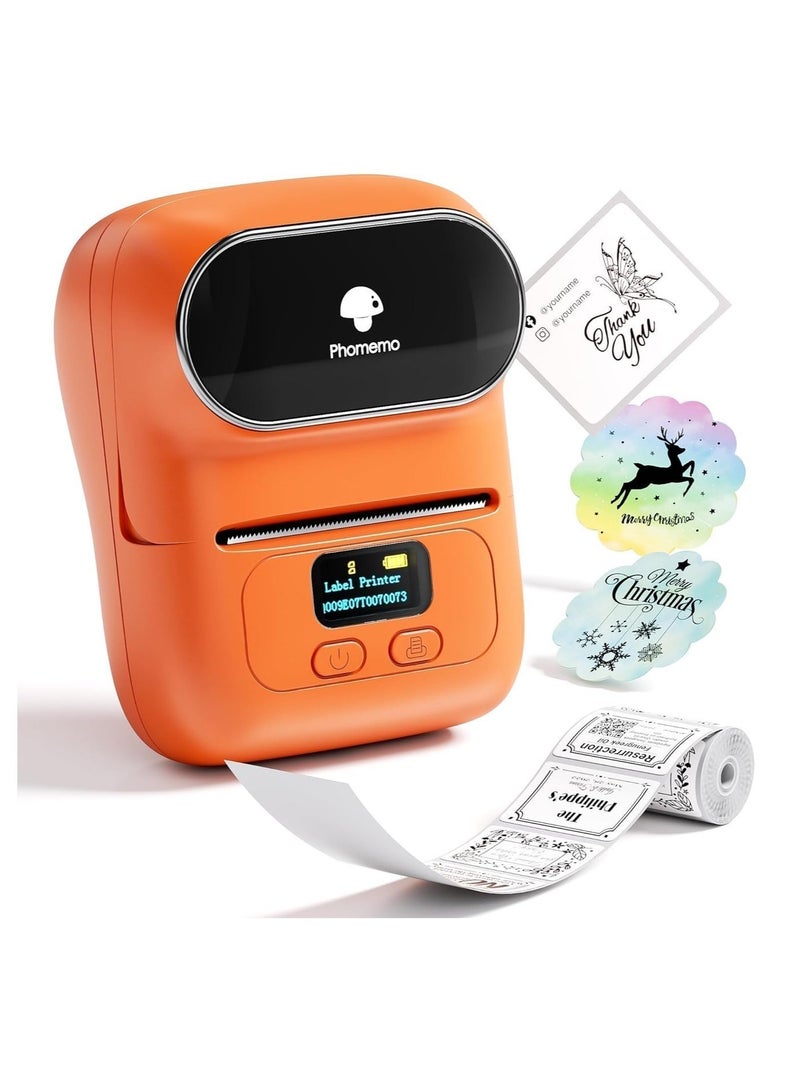 Phomemo M110 Portable Bluetooth Thermal Label Maker - orange - Image 1