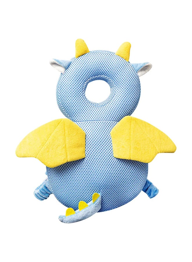 Minime Baby Head Protector Pillow Ear Safety 0-36 Months Blue Cotton | Infant Head Safety Pillow Toddler Ear Protection Crawling Guard Anti Fall Soft Breathable - Image 1