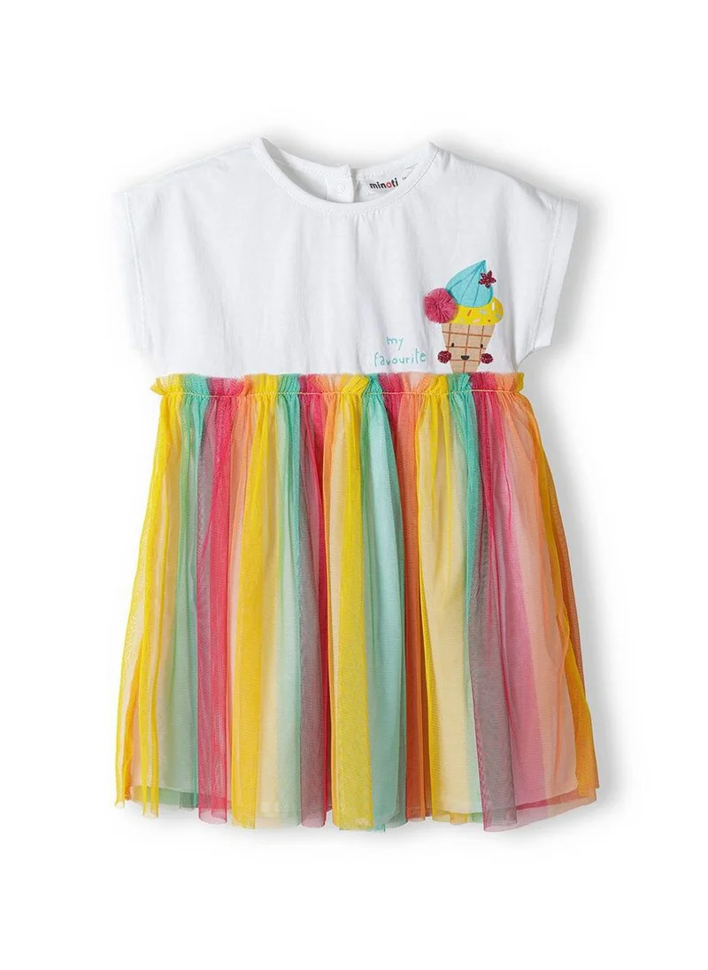 MINOTI Baby Girls Multi Coloured Striped Dress