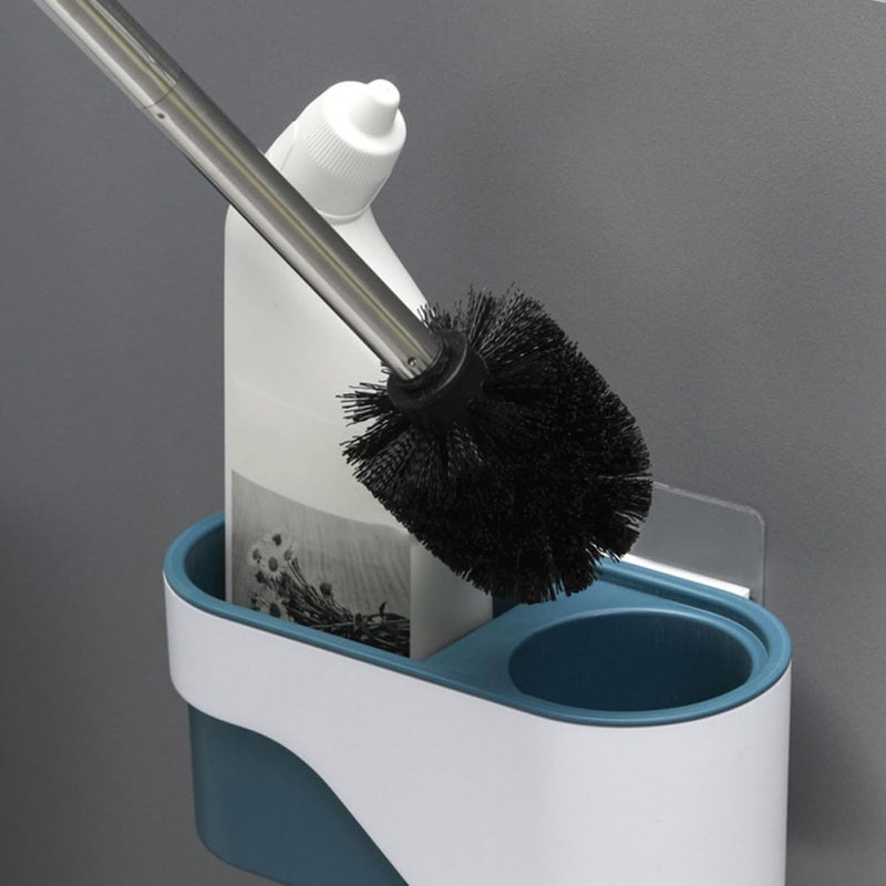 Black Plastic Toilet Brush Replacement Heads 3 Pack Deep Cleaning Bathroom Refill - Image 5
