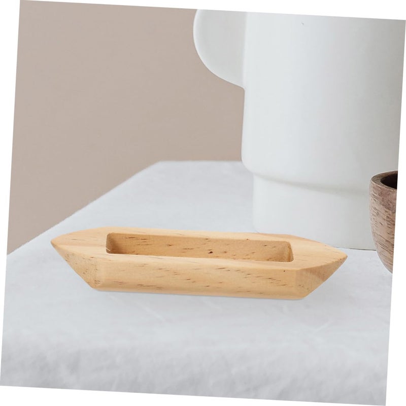 FAVOMOTO 2pcs Unfinished Wooden Boat Models Rustic Decor for Home Fishing Canoe Craft Painting for Parties and Home Decoration - Image 3