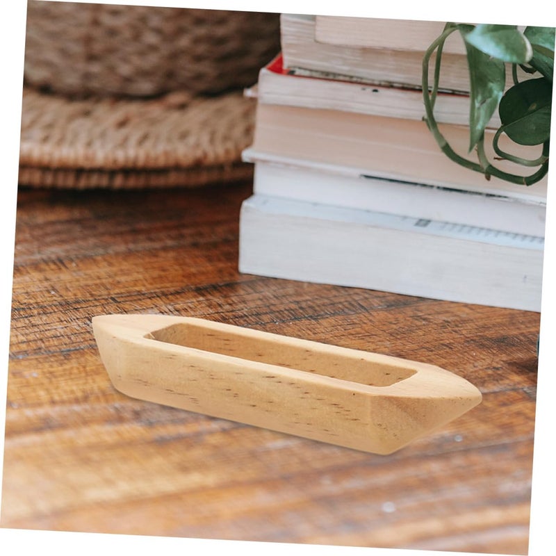 FAVOMOTO 2pcs Unfinished Wooden Boat Models Rustic Decor for Home Fishing Canoe Craft Painting for Parties and Home Decoration - Image 5