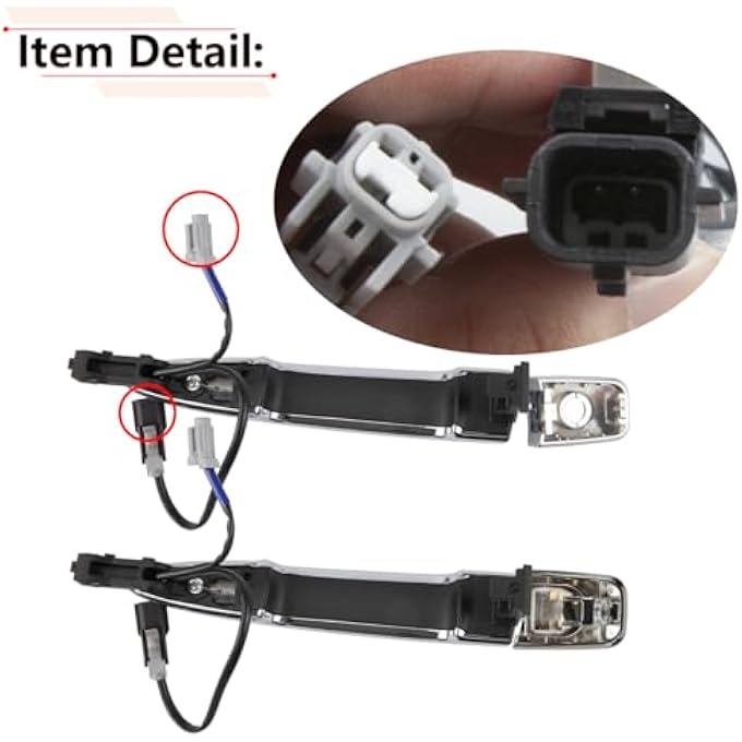 ريحني مقبض الباب الخارجي متوافق مع نيسان سنترا 20132018 نيسان مورانو ماكسيما 20092014 لنيسان ليف 20112017 سنة - Image 4