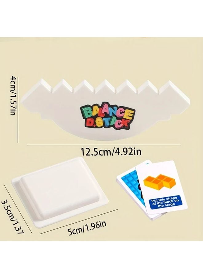 1Set Balance Blocks Interactive Board Game Puzzle Stack Toys For Concentration - Image 3