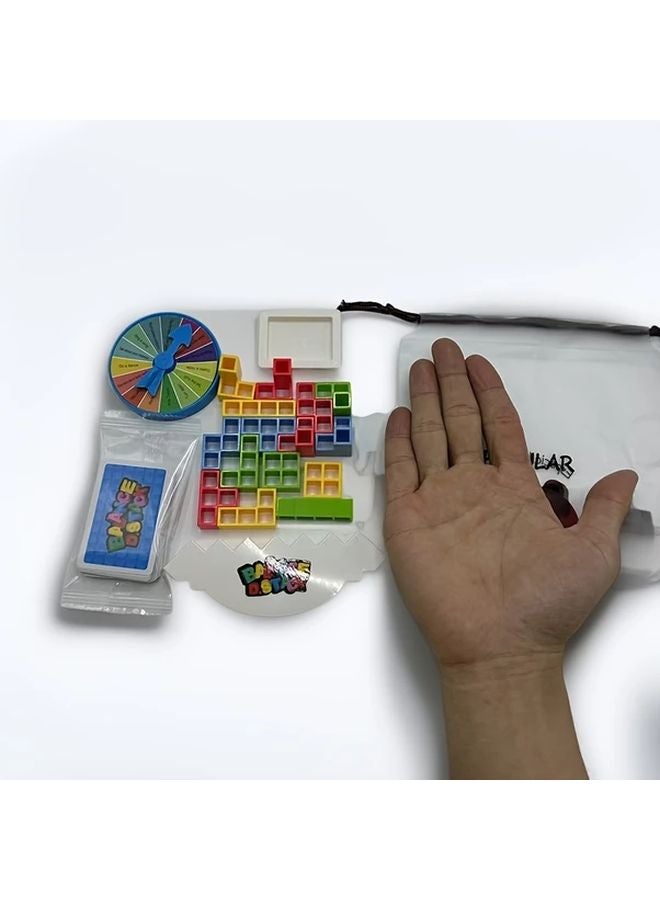 1Set Balance Blocks Interactive Board Game Puzzle Stack Toys For Concentration - Image 5