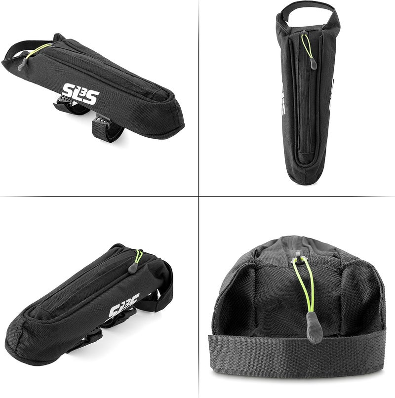 SLS3 Aero Top Tube Bike Bag - Small, Stable & Secure for TT and Triathlon Racing – Tri and Cycling Accessories - Premium Low Profile Design Reduces Drag - Custom Fit Bike Top Tube Bag - Image 3