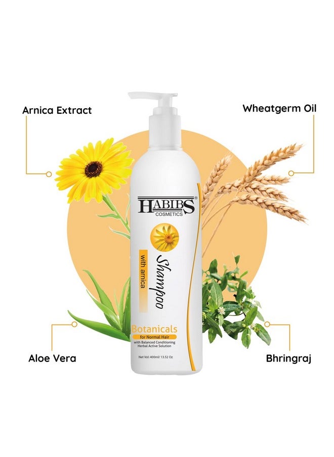 Habibs - Professional Hair Shampoo With Arnica Herbal Shampoo To Improve Your Scalp Health For Daily Use For All Hair Types (400Ml) - Image 1
