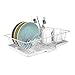Home Basics Home Basics 3-Piece Dish Drainer Set, White  - Image 2