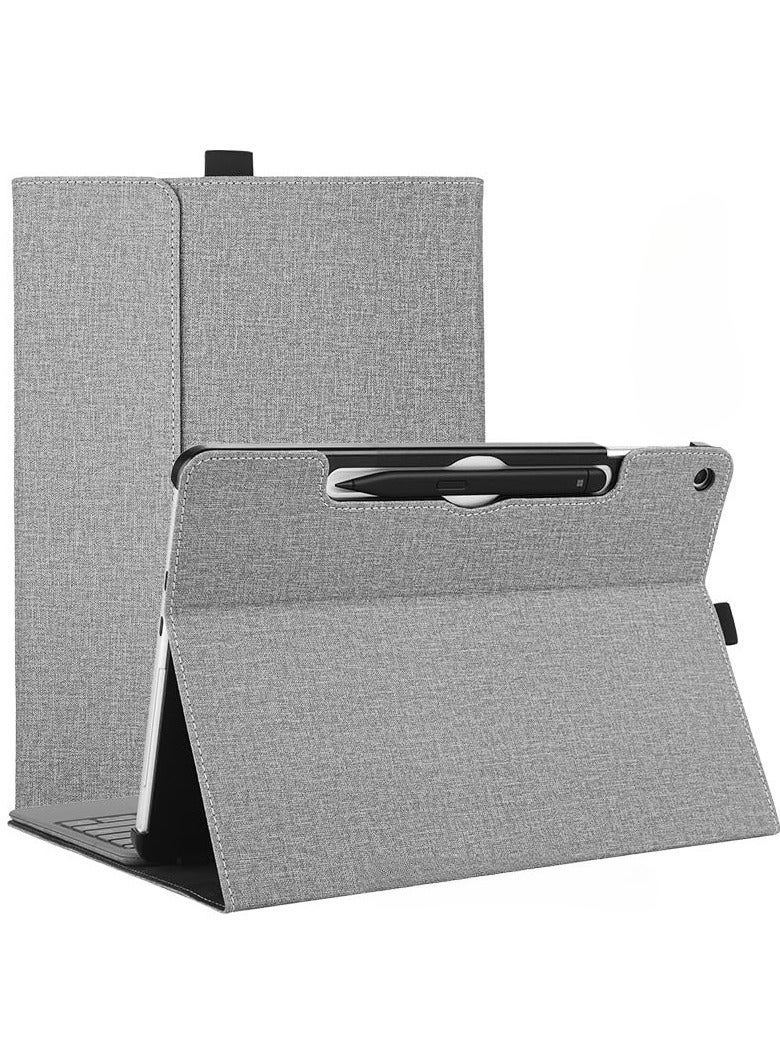 Compatible with Microsoft Surface Pro 12-inch 2025 Tablet Protective Case, Sleeve Pouch Cover Stand PU Leather Hard Shell for Surface Pro 12 - Image 1