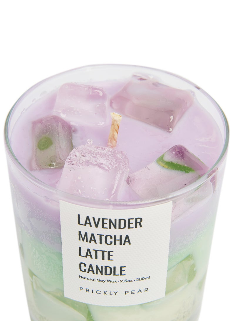 بريكلي بير شمعة لاتيه بنكهة اللافندر والماتشا - Image 4