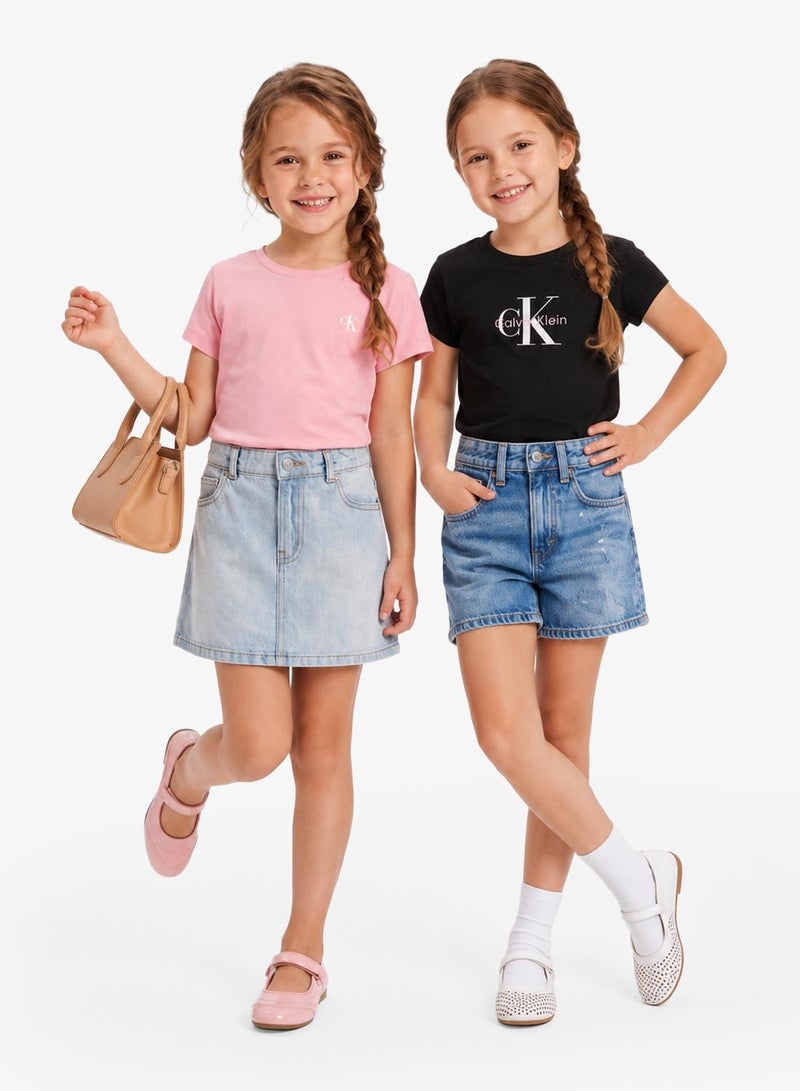 Calvin Klein Jeans 2-Pack Monogram Logo T-Shirts - Image 1