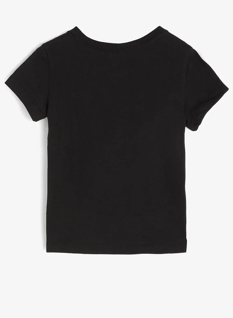 Calvin Klein Jeans 1716 BLACK 2-Pack Monogram Logo T-Shirts for Women | Best Price UAE