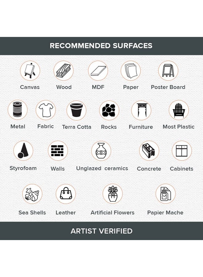 DecoArt Americana Metallics 24K Gold Paint 3 Pack 8Oz Metallic 24K Gold Acrylic Paint Water Based Multi Surface Paint For Arts And Crafts Home Decor Wall Decor - Image 3