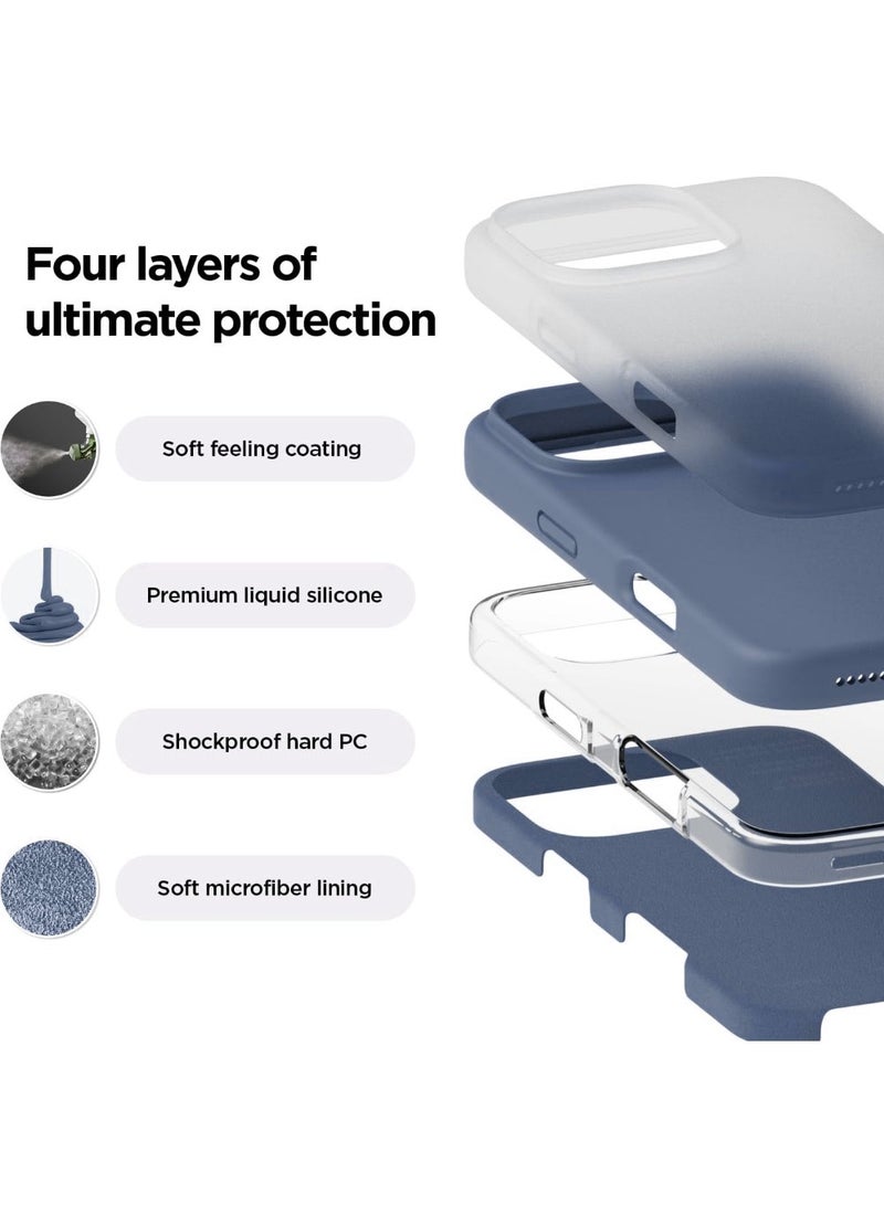 X-level iPhone 16 Pro Max Liquid Silicone Case Cover,Full Body Protection, Shockproof, Slim, Anti-Scratch Soft Microfiber Lining,Slim Protective Back Cover with Comfortable Hold Touch Feeling and Anti-fingerprint - Image 2