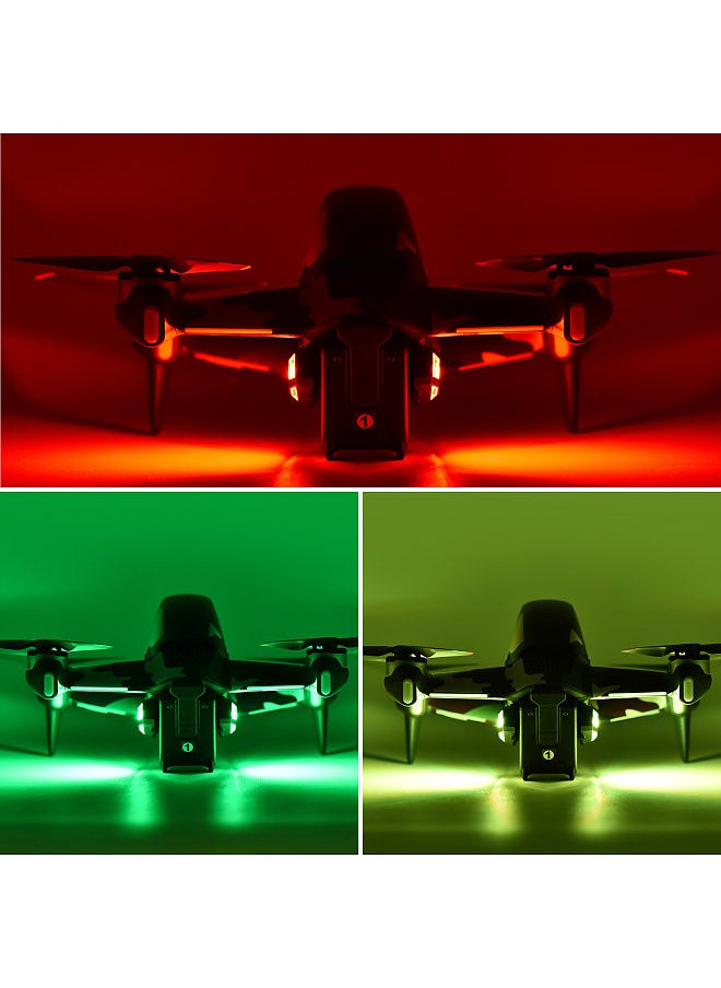 Drone Strobe Lights Signal Warning Light White/Red/Green/Yellow Lights Flashing High Brightness Easy Installation Built-in Rechargeable Battery Replacement for DJI Mavic Mini 2/ Mavic Air 2/ FPV
