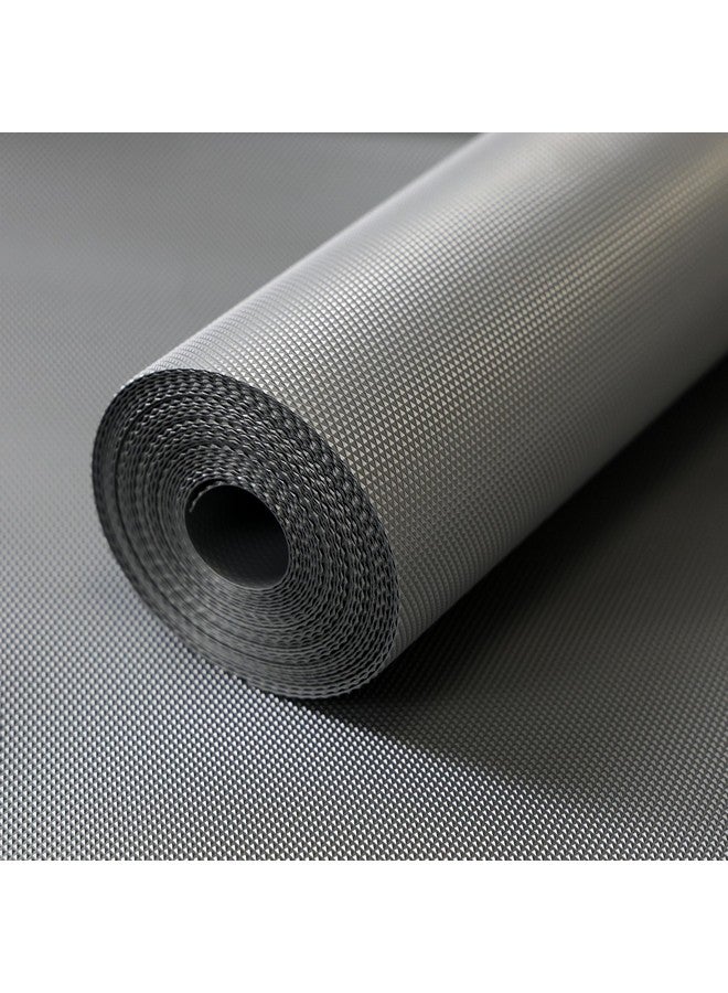 ElastPro ElastPro (45 cm X 5 m) Metallic Grey EVA Food Grade Washable Anti Slip Mat/Sheet for Fridge, Shelf Liner, Table, Kitchen Drawer mat (Diamond Texture, Metallic Grey)  - Image 1