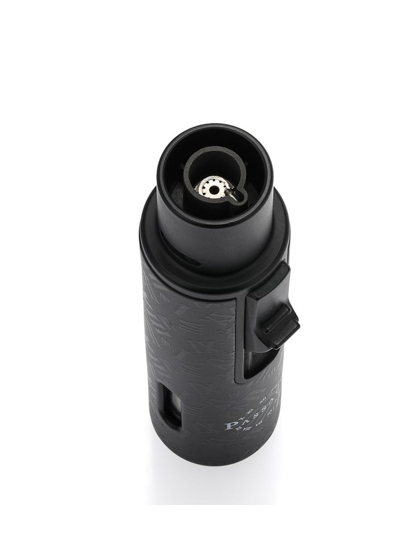 Passage PASSAGE Mini Jet Flame Lighter - Portable Refillable Lighter for Oud,Grill, BBQ, Camping - Windproof and Durable Black - Image 4