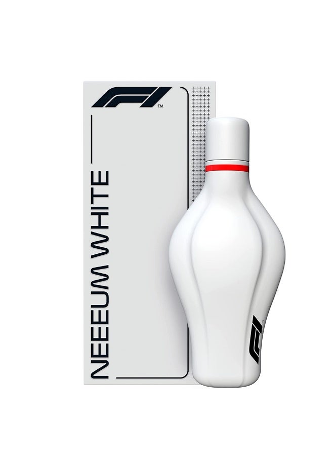 F1 مجموعة سباق F1 نيم الأبيض للرجال والنساء ماء تواليت 75 مل - Image 2